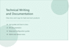 write technical documentation for your saas product