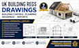do UK building regs drawing, building control drawing, planning drawing report
