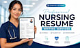 write optimized nursing resume healthcare resume  resume optimization cv editing