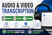 accurately transcribe audio and video into text
