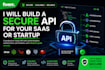 build a secure API for your saas or startup