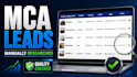 manually research and build targeted mca leads