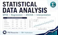 do statistical data analysis and interpretation