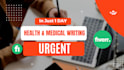 write professional health and medical articles