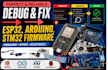 debug, fix esp32 arduino stm32 firmware, embedded system