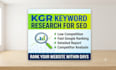 do low competition kgr keyword research