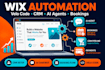 wix automation wix website wix booking wix studio wix developer wix redesign