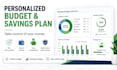 create a personalized monthly budget and savings plan