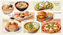 create illustration food and drink in style