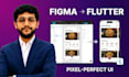 convert figma to flutter app with pixel perfect UI