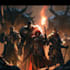 do your dnd adventuring party in an epic fantasy scene