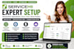 servicem8 setup, servicem8 form, servicetitan crm,  setup, connecteam setup