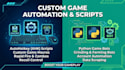 create custom game macros, autohotkey scripts and PC game automation, python bot