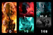 create an epic horror or action movie poster design