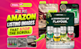 design converting amazon listing images, product infographics photo editing