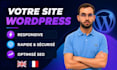créer votre site vitrine wordpress sur mesure