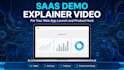 create saas demo explainer video for your web app launch and product hunt