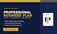 create a custom professional business plan with financial projections