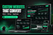 custom website development as full stack developer