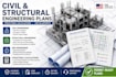 civil and structural engineering plans, mep blueprint structural calculations
