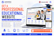 create educational website, school, college, university, kindergarten, daycare
