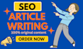 write engaging and SEO friendly content for your website