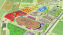 design event maps, festival site plan, racetrack layout and 3d map