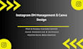 be your virtual assistant for instagram dm management and canva design