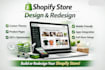shopify store design and shopify store redesign shopify design as shopify expert