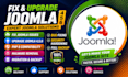 fix upgrade joomla 4,5,6 PHP 8 malware removal migration bug fix security backup