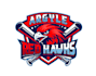 create graceful fantastic hawk and baseball logo design