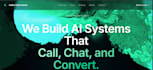 design modern ai automation agency website with 3d motion