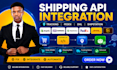 integrate shipping API, tracking API, shipstation, fedex, dhl, ups and shopify