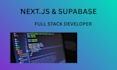 build a modern nextjs web app with supabase