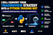 convert your tradingview strategy into a python trading bot