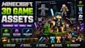 create minecraft mob npc 3d blockbench model animation hytale roblox game asset