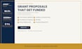 grant writing, grant proposal, grant research, and grant application