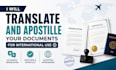 translate and apostille your documents for international use