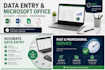 do professional data entry and microsoft office tasks