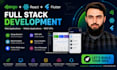 develop django react and flutter web and mobile applications