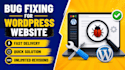 fix wordpress bugs, errors and issues on your website