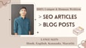 write unique human written SEO articles and blog posts