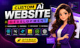 build a custom ai website with chatbot and modern ai features
