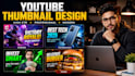 design a high CTR professional youtube thumbnail