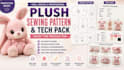 create a plush sewing pattern and tech pack ready for production
