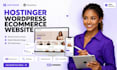 design hostinger wordpress ecommerce website, online store and woocommerce store