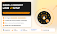 setup google consent mode v2 and cookie consent banner via GTM