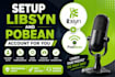 setup libsyn and pobean account for you