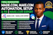 fix make com, made com, setup make com automation, make automation, make expert