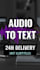 transcribe audio and video to text